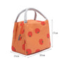 PURDORED 1 Pc Solid Color  Fruit Foods Container Bag Women Lunch Bag Thermal Insulated Cooler Bags Kids Lunch Tote Lunch Termo