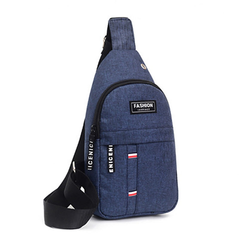 Men Shoulder Bags Waist Packs Sling Bag Crossbody Outdoor Sport Shoulder Chest Daily Picnic Canvas Messenger Bag Bolsa