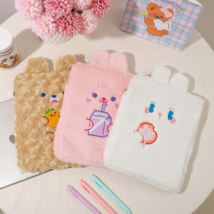 11 Inch Laptop Tablet Case For Cute Cartoon Bear Rabbit Design Mac IPad Pro 9.7 10.5 10.8 10.9 Inch Korea Ipad Sleeve Bag Pouch