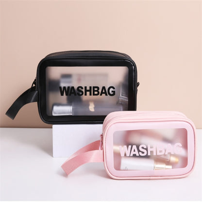 Women Portable Travel Wash Bag Female Transparent Waterproof Makeup Storage Pouch Large Capacity Cosmetic Organizer Beauty Case