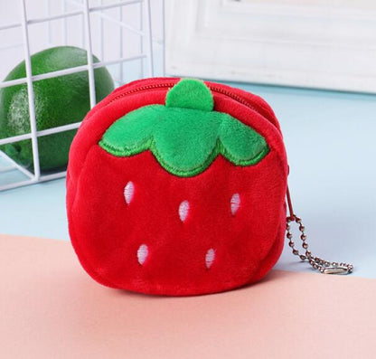 Mini Coin Purse Bag Cute Plush Cute Small Coin Wallet Women Coin Money Earphone Holder Wallet Pouch Pocket Kids Handbag Gift