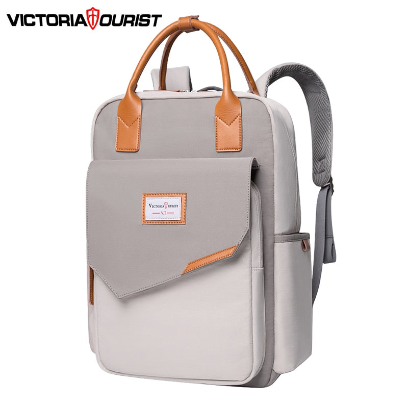 Victoriatourist Backpack women fashion backpack Multi-layer space versatile for travel leisure work school 15.6” laptop suitable