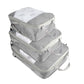 3/4/6pcs/set Compression Packing Cubes Travel Storage Bag Luggage Suitcase Organizer Set Foldable Waterproof Nylon Material