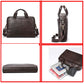 WESTAL 14&#39;&#39; Laptop Bag for Men Briefcases Genuine Leather Bag for Document A4 Men&#39;s Business Bag Work Computer Briefcases 5006