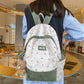 Girl Trendy Nylon Kawaii Flannel Floral Bag Ladies Cute College Backpack Women Travel Student Bag Female Laptop Backpack Fashion