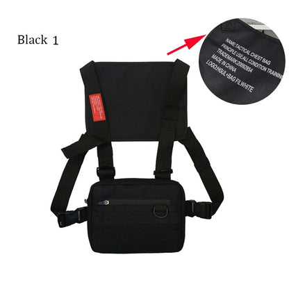 New Chest Rig Hip-Hop Men Bag Casual Function Outdoor Style Chest Bag Small Tactical Vest Bags Streetwear Male Waist Bags