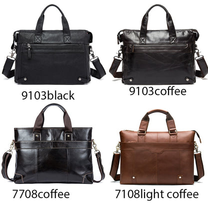 WESTAL Men&#39;s Leather Bag for Men Briefcases Bags Man Genuine Leather Laptop Bag Shoulder Messenger Bags a4 Document Briefcases