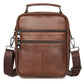 Small Men Genuine Leather Handbag Male Fashion Shoulder Bag High Quality Cowhide Leather Crossbody Bag Men&#39;s Briefcase Tote