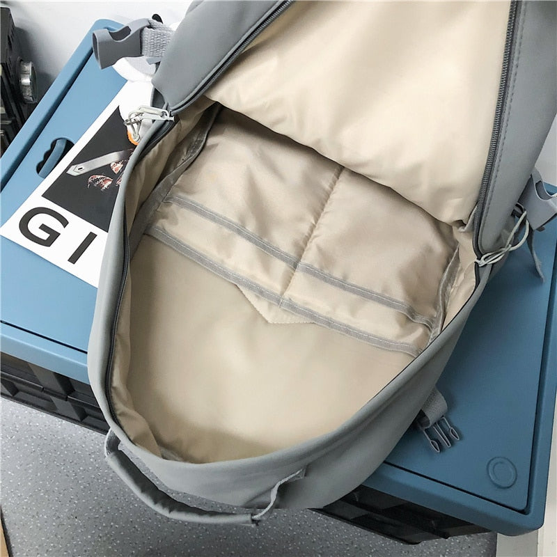 JOYPESSIE Fashion Men Backpack Waterproof Nylon Rucksack for Teenager Schoolbag Kawaii Women Bag Lovers Travel Shoulder Mochila