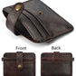 Men Genuine Leather Slim Wallet Male Small Purse Mini Money Bag Walet Thin Portomonee carteras Man&#39;s Wallet Card Holder