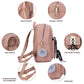 3Pcs/Set PU Leather Women Backpack Purse Girls Multi Lady Composite Bags Teenage Girls Schoolbag Travel Bag BACKPACK MOCHILA 55
