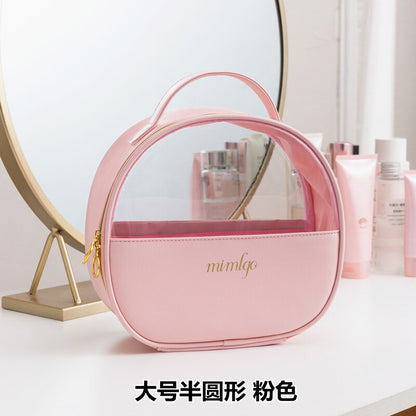 PU Wash bag Portable Women Cosmetic Bag Multifunction Travel Toiletry Storage Organize Handbag Waterproof Female Makeup Case