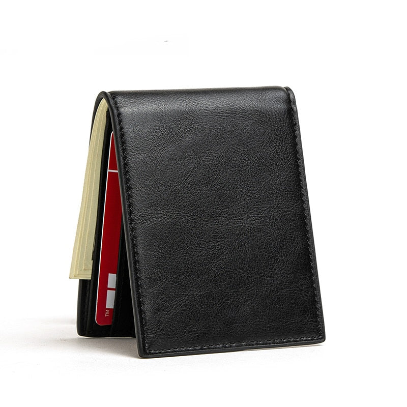 Zovyvol Business Men Wallets Rfid Credit Card Holder Money Bag Pu Leather Slim Wallet Purse Purse High Quality Carteira