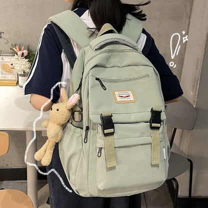 New Waterproof Nylon Women Backpack Korean Japanese Fashion Female Students Schoolbag Multilayer Simple Sense Travel bag