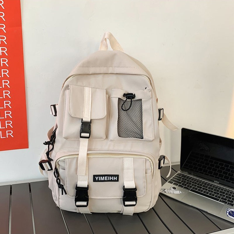 Multifunctional Teenager Laptop Backpack Women Cool Canvas School Bag High Quality Student Backpacks Boy Girl Fashion Schoolbag