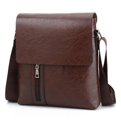 Men&#39;s single shoulder bag men&#39;s messenger bag vertical leisure business bag