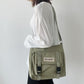 Japanese simple messenger bag Korean bag student nylon waterproof canvas bag crossbody bags for women satchels