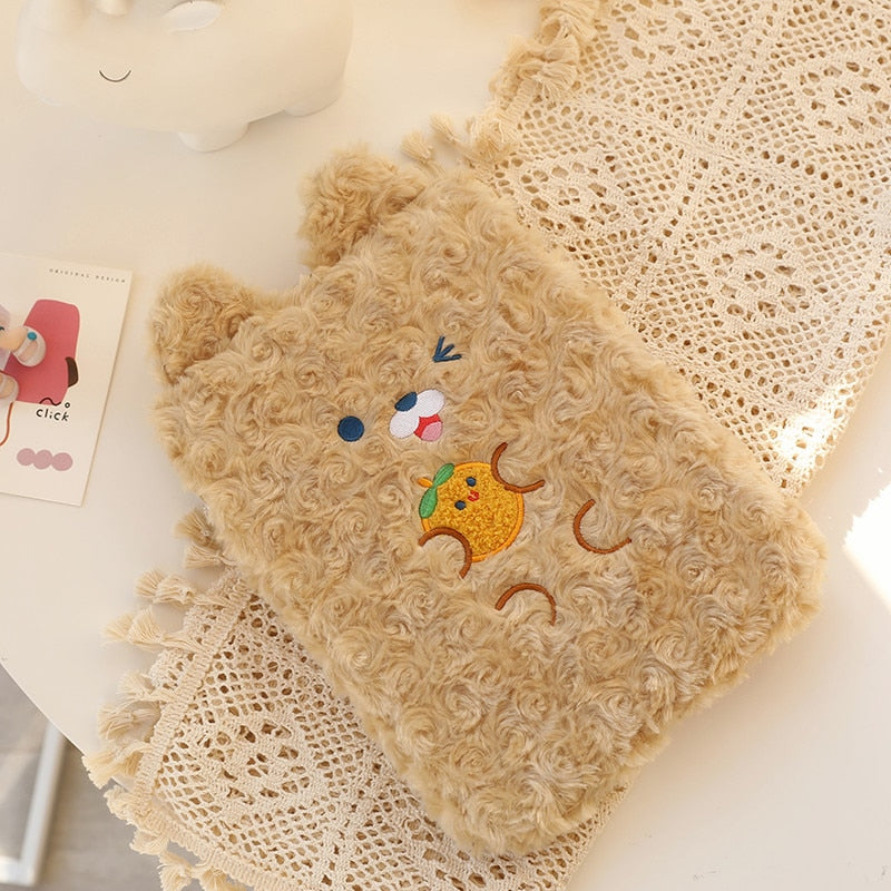 11 Inch Laptop Tablet Case For Cute Cartoon Bear Rabbit Design Mac IPad Pro 9.7 10.5 10.8 10.9 Inch Korea Ipad Sleeve Bag Pouch