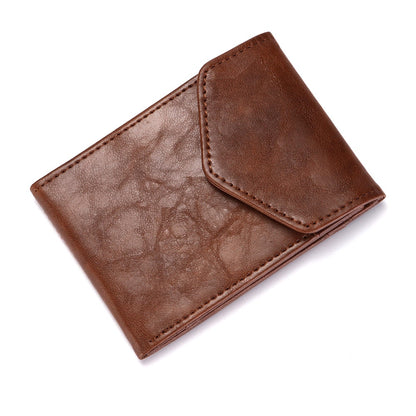 CUIKCA Fashion RFID Wallet Women Men Mini Ultrathin Leather Wallet Slim Wallet Coins Purse Credit ID &amp; Card Holders Card Cases