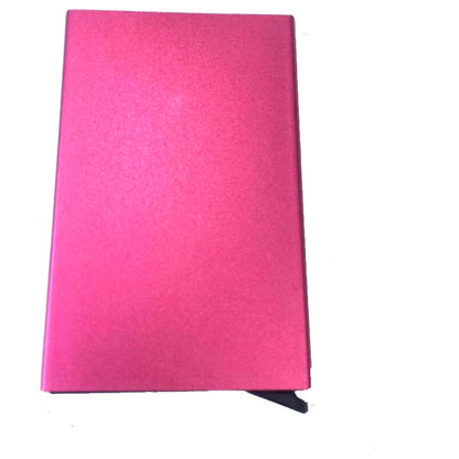 Anti-theft ID Credit Card Holder Porte Carte Thin Aluminium Metal Wallets Pocket Case Bank Women Men Credit Card Box