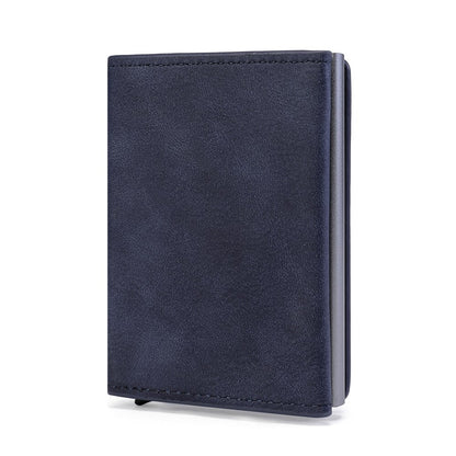 RFID  Top Pu Leather Wallet  Multifunction Magnet Wallet  Men &amp; Women Credit Card Holder with Note Compartment &amp; Coin Pocket