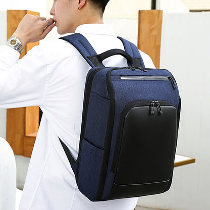 Men&#39;s Quality Multi-functional Backpack Male Large-capacity Multi-compartment Backbag Laptop Bag USB Teenager Student School Bag