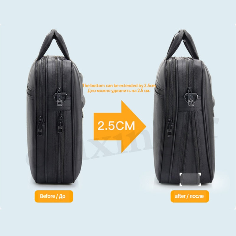 OYIXINGER Man's Laptop Bag Messenger Business Computer Bags Men Briefcase For Xiaomi Dell MacBook 14inch  Male Shoulder Handbag