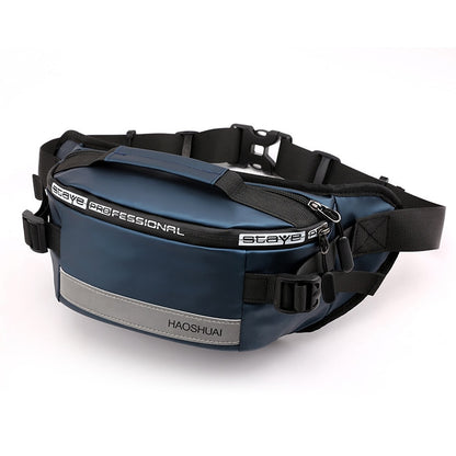 Outdoor Anti-Theft Waist Bag Men Fashion Reflective Run Fanny Pack New Waterproof Cell Phone Storage Bag Male Travel Belt Bag