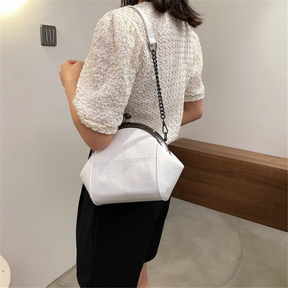 Fashion Chain Design Ladies Shoulder Bag High Quality PU Leather Women Messenger Bags Solid Color Designer Women&#39;s Wallet Bolsos