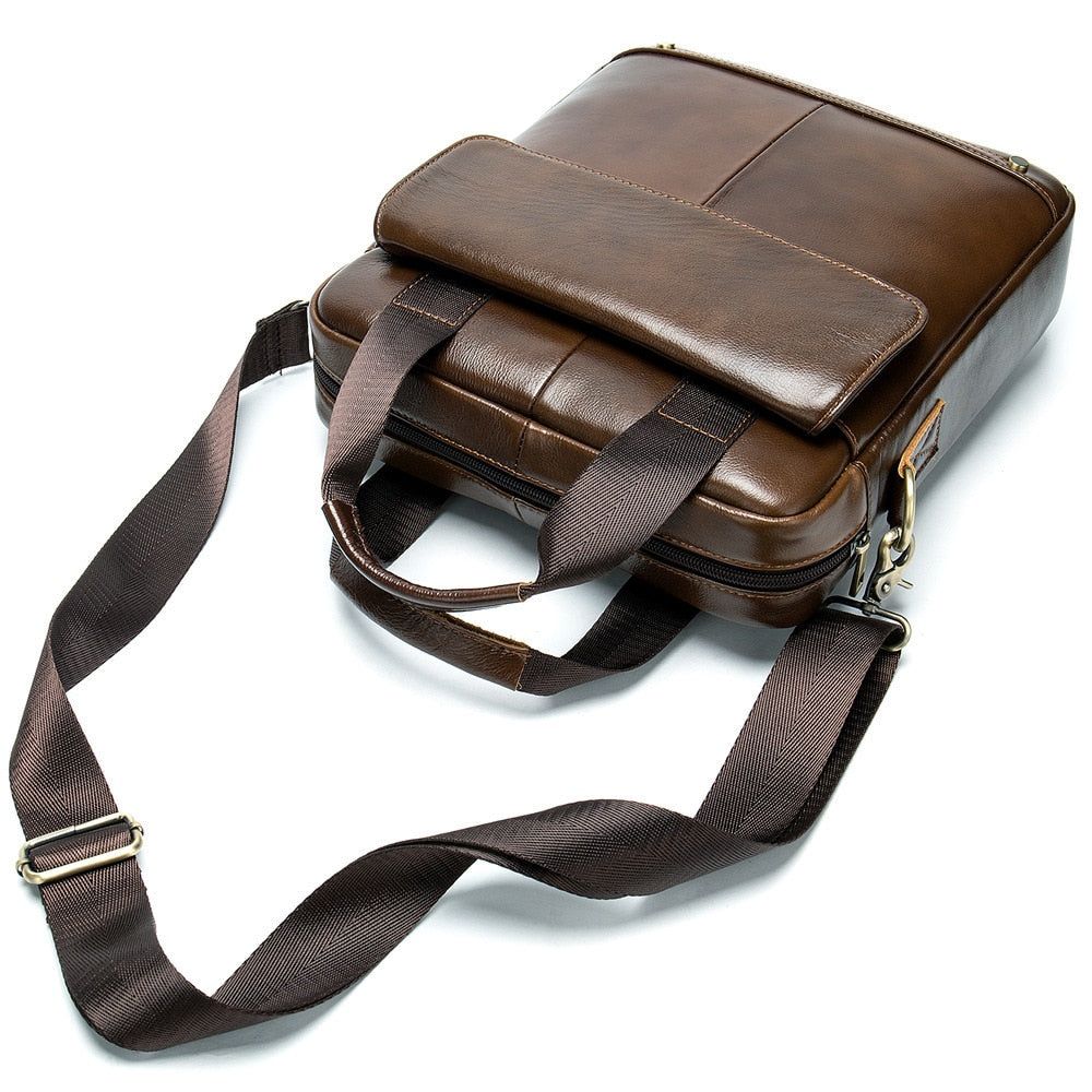 Fashion High Quality Cross Body Shoulder Bags Small Flap Vintage Design Men Travel Bags Genuine Leather Messenger Bag