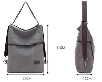 Women Canvas Backpack Fashion Shoulder Bag Travel School Bag For Teenage Girl Rucksacks