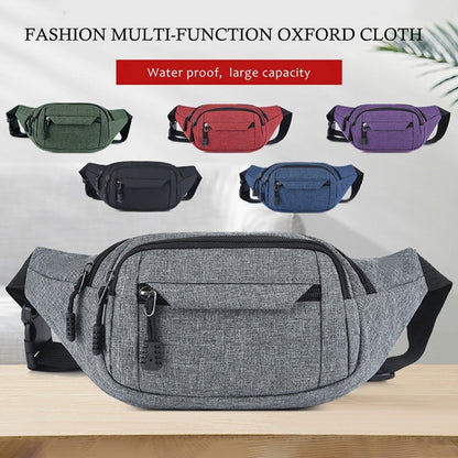 Men Chest Bag Women Simple Leisure Fashion Oxford Waist Packs Ladies Waist Bags Designer Mobile Phone Pouch