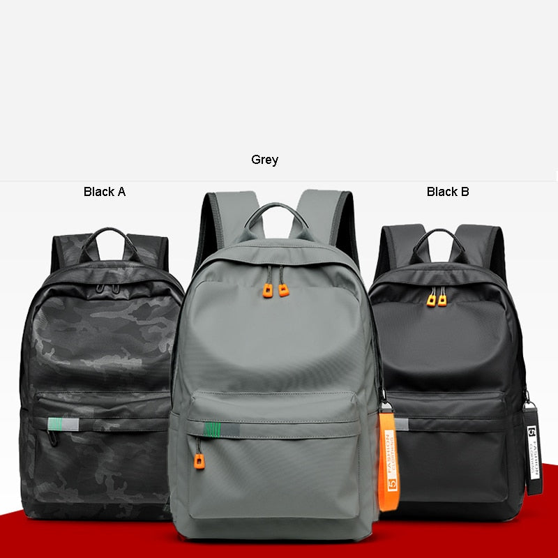 men&amp;#39;s New Arrival 14 15 16 inch Male Mochila for Men Fashion Trend School College Casual Bag Simple Travel Student Backpacks