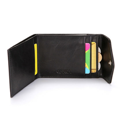 Fashion RFID Wallet Women Men Mini Ultrathin Leather Wallet Slim Wallet Coins Purse Credit ID &amp; Card Holders Card Cases