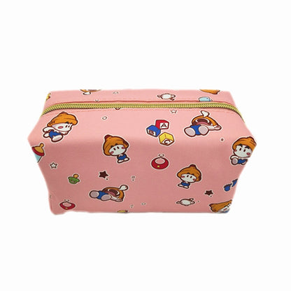 PURDORED 1 pc Cartoon Cosmetic Bag Fish Duck Pattern Women Make Up Bag Travel Floral organizer for cosmetic Toiletry Bag neceser