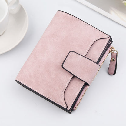 Leather Women Wallet Hasp Small and Slim Coin Pocket Purse Women Wallets Cards Holders Luxury Brand Wallets Designer Purse ארנק