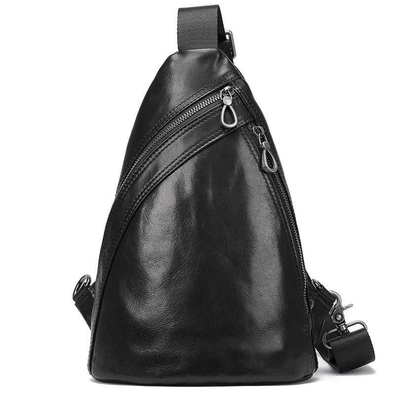 WESTAL Men&#39;s Genuine Leather Sling Bag for Men Shoulder Bag Messenger Bag Men&#39;s Crossbody Bag Male Chest Bag Fashion Design