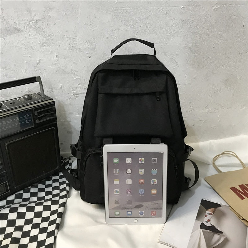 Black Backpack New Trend Female Backpack Fashion Women Backpack Waterproof Large School Bag Teenage Girls Student Shoulder Bags