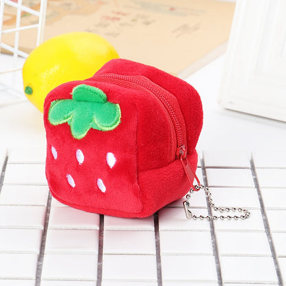 Mini Coin Purse Bag Cute Plush Cute Small Coin Wallet Women Coin Money Earphone Holder Wallet Pouch Pocket Kids Handbag Gift