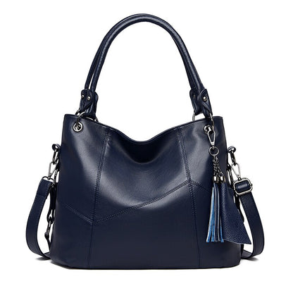 Women Bag Genuine Leather Women&#39;s Leather Handbags Luxury Lady Hand Bags With Purse Pocket Women Messenger Bag Big Tote Sac Bols