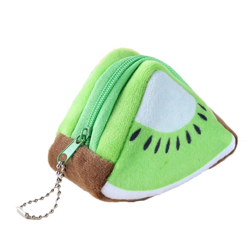 Fruit Print Coin Purses Women Mini Card Bag Key Case Earphone Storage Bag Girls Kids Cartoon Cute Coin Wallet Ladies Money Bag