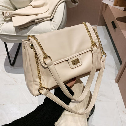 Trending Handbags For Women Solid Shouder Bags Luxury Designer Big Handbag Soft PU Leather Crossbody Bags Brand Chian Purse