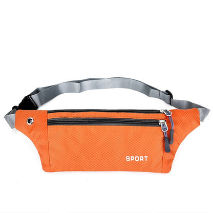 Colorful Waist Bag Waterproof Waist Bum Bag Running Jogging Belt Pouch Zip Fanny Pack Sport Runner Crossbody Bags Men And Women