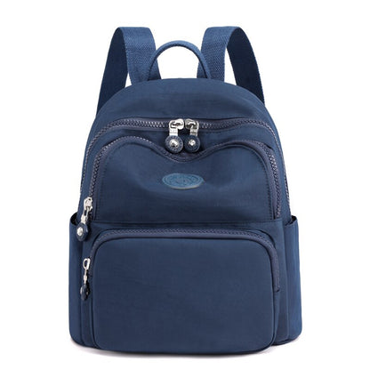 Solid Color Casual Ladies Travel Bags Multifunctional Women Backpack High Quality Nylon Women&#39;s Shoulder Bag Mochilas De Mujer