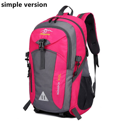 Weysfor 40L Waterproof Men Backpack Travel Pack Sports Bag Pack Outdoor Mountaineering Hiking Climbing Camping backpack For Male