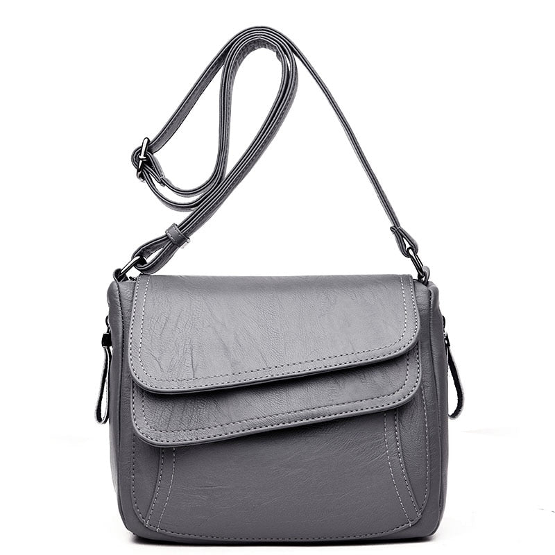 New White Designer PU Leather Crossbody Bags For Women Summer Women&#39;s Trend Handbags Branded Trending Cross Body Bag Sac