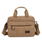 Men Canvas Briefcases Retro Business Office Shoulder Bags Work Crossbody Bag For Men&#39;s Large Capacity Laptop Handbage XA510F
