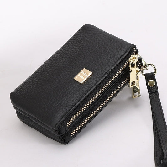 Colorful Cluth Bag For Women Double Zipper Wallet Fashion Hand Bag Casual Style Mini Bag