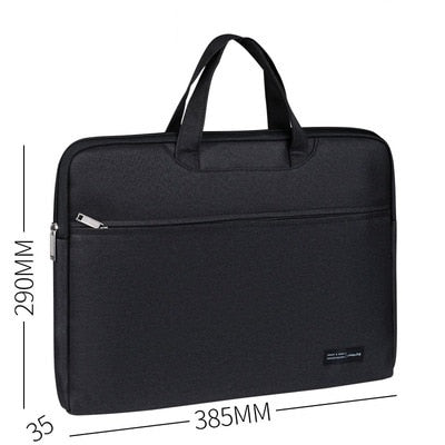 Document bag canvas office men&#39;s tote bag business multi-layer Oxford briefcase female simple information package