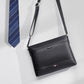 BISON DENIM Genuine Leather Mens Shoulder bag iPad Messenger Bag Luxury Crossbody bag designer for Men N2022